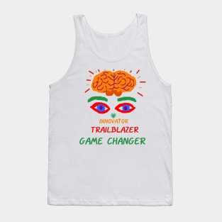 New Game Changer Design on White Background Tank Top